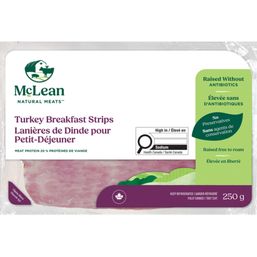 McLean Meats Turkey Breakfast Strips