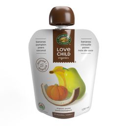 Love Child Organics Organic Puree - Bananas Pumpkin Pears Coconut 6+ months