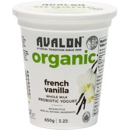 Avalon Probiotic Yogurt - French Vanilla