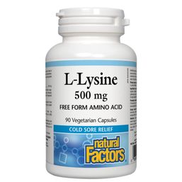Natural Factors L-Lysine - 500 mg