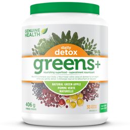Genuine Health Greens+ Daily Detox - Green Apple