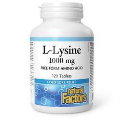 Natural Factors L-Lysine 1000 mg