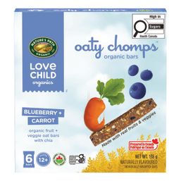 Love Child Organics Oaty Chomps - Blueberry + Carrot