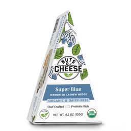 Nuts for Cheese Plant Based Super Blue Fermented Cashew Wedge