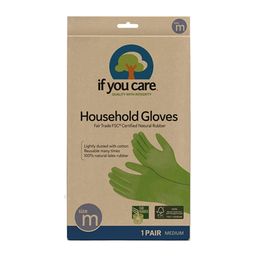 If You Care Latex Household Gloves Med