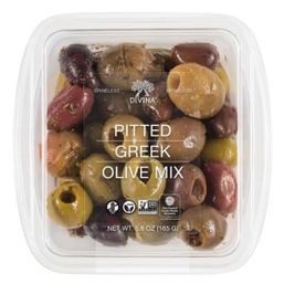 Divina Pitted Greek Mix Olive Cup
