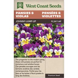West Coast Seeds Seeds - Johnny Jump Up Violas