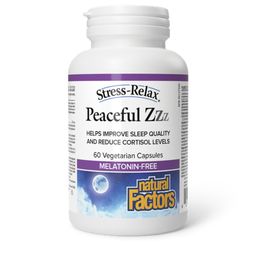 Natural Factors Stress Relax Peaceful Zzz 250mg