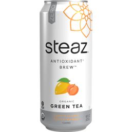 Steaz Green Tea Antioxidant Brew Peach Mango Zero Calorie Org.