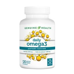 Genuine Health Omega3 - 360 mg EPA, 240 mg DHA One Daily