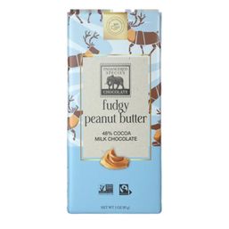 Endangered Species Milk Chocolate Fudgy Peanut Butter Bar