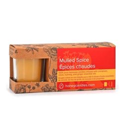 Honey Candles Votive - Mulled Spice