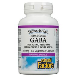 Natural Factors Stress Relax GABA - 250 mg