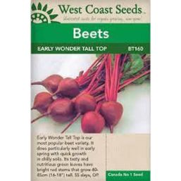 West Coast Seeds Seeds - Early Wonder Tall Top Beets