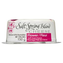 Salt Spring Island Cheese Soft Fresh Goat Cheese - Flower