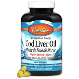 Carlson Norwegian Cod Liver Oil - Lightly Lemon