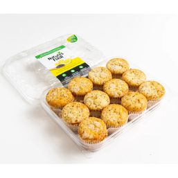 Nature's Flair Lemon Poppy Seed Mini Muffins 12 pack