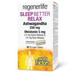 Natural Factors Regenerlife Sleep Better Relax