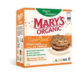Mary's Organic Crackers Super Seed Crackers - Everything