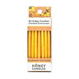 Honey Candles Birthday Candles - Natural