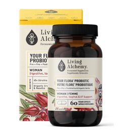 Living Alchemy Your Flora WOMAN Digestive Vaginal and UT Balance