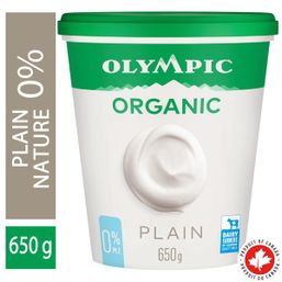 Olympic Organic Yogurt - Plain 0% Milk Fat