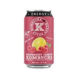 Happy Belly Kombucha Raspberry Energy Kombucha