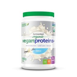 Genuine Health Fermented Organic Vegan Proteins+ - Vanilla