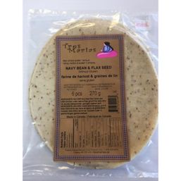 Tres Marias Tortilla - Navy Bean & Flax Seed 8 inch