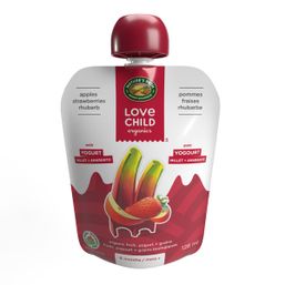 Love Child Organics Yo'rridge - Apples, Strawberries + Rhubarb