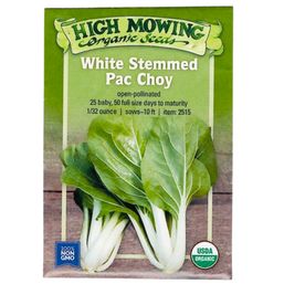 High Mowing Organic Seeds White Stemmed Pac Choy