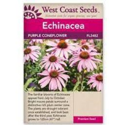 West Coast Seeds Seeds - Coneflowers Purple Echinacea
