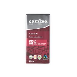 Camino Chocolate Bar - Almonds Sea Salt 55%