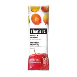 That's It 1 Apple 1 Mango Fruit Bar