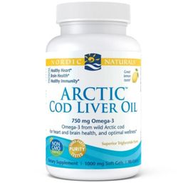 Nordic Naturals Arctic Cod Liver Oil - Lemon 750 mg
