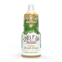 Lively Up Your Breath Breath Drops Gold N'Light Smooth Mint