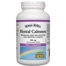 Natural Factors Stress-Relax Mental Calmness - 100 mg