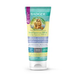 Badger Natural Mineral Sunscreen Cream - SPF 40 Chamomile & Calendula Baby