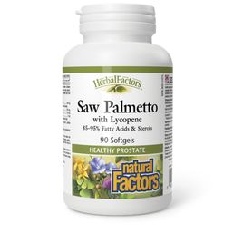 Natural Factors Herbal Factors Saw Palmetto with Lycopene
