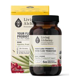 Living Alchemy Your Flora MAN Digestive Prostate & UT Balance Org