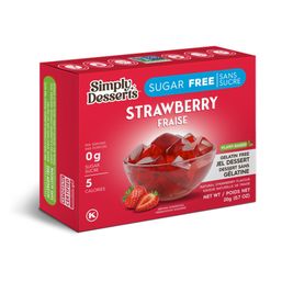 Simply Desserts Jelly Dessert Strawberry