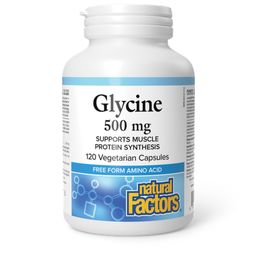 Natural Factors Glycine 500 mg