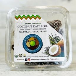 United with Earth Coconut Date Roll Org