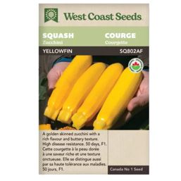 West Coast Seeds Seeds - Yellowfin Zucchini