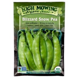 High Mowing Organic Seeds Blizzard Snow Pea - 1 ounce