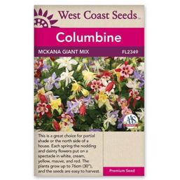 West Coast Seeds Seeds - McKana's Giant Mix Columbine