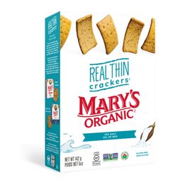 Mary's Organic Crackers Crackers - Real Thin Sea Salt