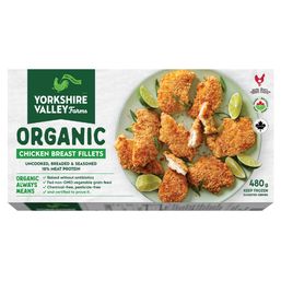 Yorkshire Valley Farms Organic Breaded Chicken Fillet