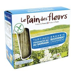 Le Pain des Fleurs Crispbread - Organic Buckwheat No Added Salt or Sugar