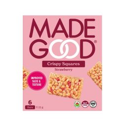 Made Good Strawberry Crispy Squares